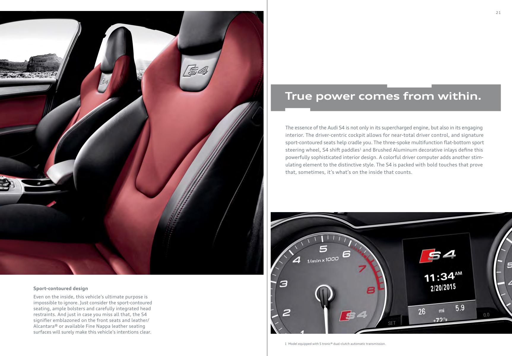 2016 Audi A4 Brochure Page 16